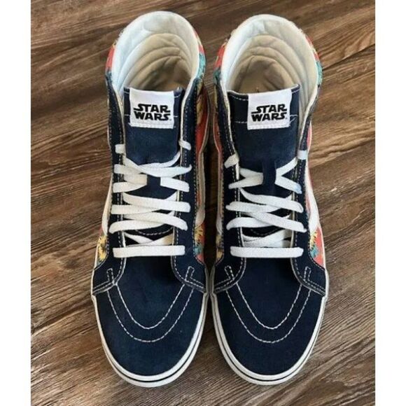 Vans X Star Wars Yoda Aloha Sk8 High Shoes Women's Size 9 - Picture 3 of 10